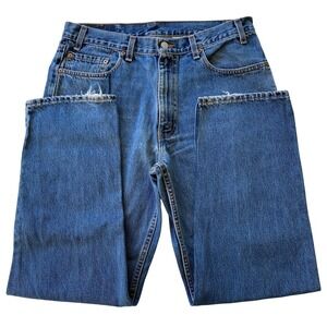 Vintage Levi's Men's 550 Relaxed Fit Jeans Size 36X30 Blue Denim Cotton USA Made